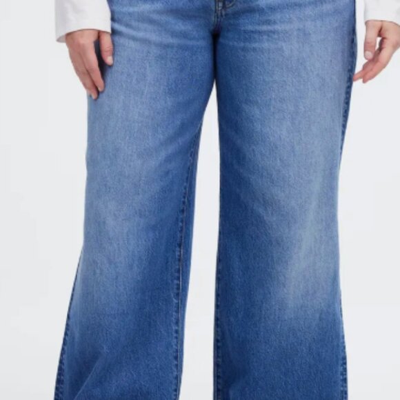 Madewell Superwide-Leg Jeans with Cuff - Picture 4 of 11